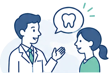 業界を理解したパートナーと話せることを表すイラスト